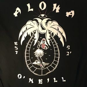 O’Neil Aloha Skull Hula Girl Tee